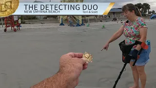 Egyptian Gold Metal Detecting New Smyrna Beach Florida | The Detecting Duo