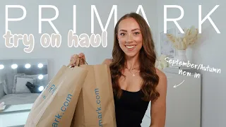 PRIMARK TRY ON HAUL | NEW IN AUTUMN SEPTEMBER 2023 | transitional Autumn fashion, blazers, jackets