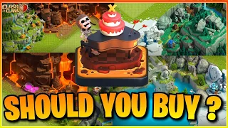 Should You Buy The New 10th Clashiversary Scenery Or Not ? | Clash of Clans New Scenery 😍