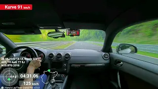 Audi TT 8J Quattro Nordschleife 20.05.2020 [BtG] Nürburgring Touristenfahrten