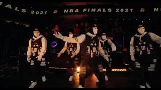 jabbawockeez en la final de la NBA 2021