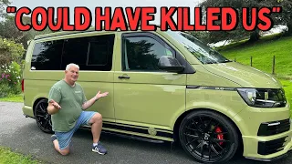 Lucky Escape from Shocking "Professional" Campervan Conversion company converted VW Transporter