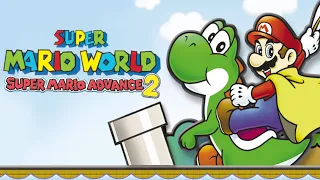 SUPER MARIO WORLD: SUPER MARIO ADVANCE 2 - Full Game (100%, All Dragon Coins & Exits) (As Mario)