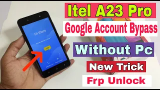 Itel A23 Pro FRP Bypass Without Pc | Itel L5006C google account bypass without pc | New Trick 2021 |