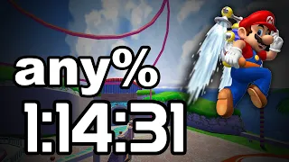 Super Mario Sunshine any% Speedrun in 1:14:31