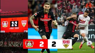 Robert Andrich Last Minute Goal vs Stuttgart & Bayer Leverkusen vs VFB Stuttgart 2-2 & 27/04/2024