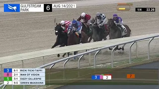 Gulfstream Park Carrera 6 - 14 de Agosto 2021