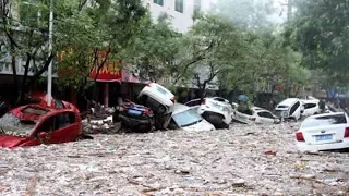 Six dead, three missing in NW China flooding