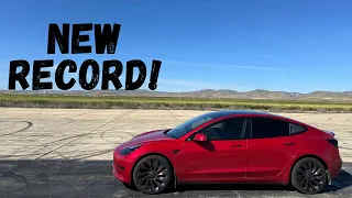 Model 3 Performance Top Speed Attempt #2