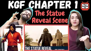 The Statue Reveal | KGF Chapter 1 | Yash | Ramachandra Raju | Prashanth Neel |Delhi Couple Reactions