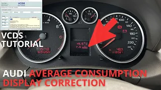 Audi – average consumption display correction – VCDS tutorial – EP59 – project youngtimer