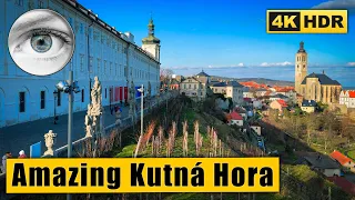 An unforgettable Walking tour around the Old town of Kutná Hora🇨🇿 Czech Republic 4K HDR ASMR