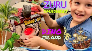 DID WE GET A T-REX? Zuru Smashers Dino Island Unboxing