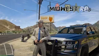 Midwest RP - GTA 5 Roleplay - 19 - State Patrol - Drug Bust