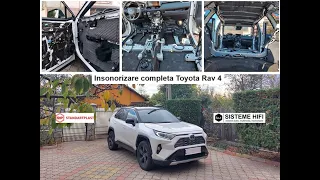 Insonorizare completa Toyota Rav 4 - partea 1