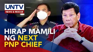 Pangulong Duterte, nahihirapang mamili ng susunod na PNP chief — Sec. Año
