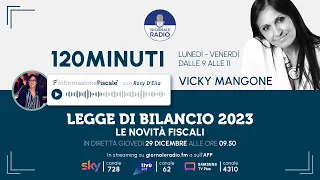 Le novità con la Legge di Bilancio 2023: Informazione Fiscale ai microfoni di Giornale Radio