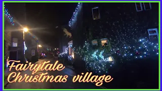 The Most Festive Houses Ever, FAIRYTALE of Dobcross. UK TRAVEL VLOG, pretty village