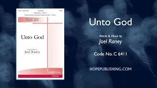 Unto God - Joel Raney