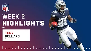 Tony Pollard's Best Plays From 140-Yard Game | NFL 2021 Highlights