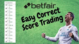 Betfair Easy Correct Score Trading, sports trader mick sports trading