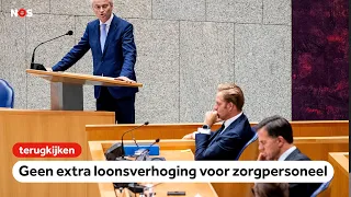 TERUGKIJKEN: Tweede Kamerdebat over waardering voor zorgpersoneel