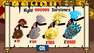 NIGHT 999999 SURVIVORS HACK UNLOCK ALL SKILL STONE GIANT FULL X9999 ARMY ITEMS 🏆STICK WAR LEGACY VIP