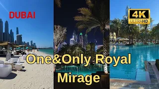 One&Only Royal Mirage Dubai Complete Walking Tour - Day Night February