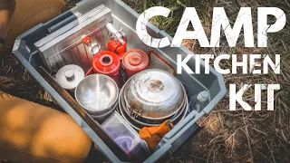 Our Camp Kitchen (Fits in a tote!)