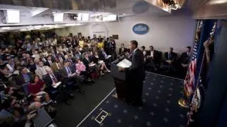 6/23/09: White House Press Briefing with President Obama