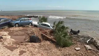 Flooding ravages Spanish coastal town of Alcanar | AFP