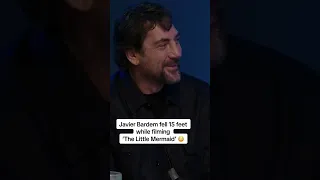 Javier Bardem Fell 15 Feet While Filming 'The Little Mermaid' 😳