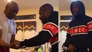 Floyd Mayweather Jr Challenged by his Father Sr to a SPEED HAND Competition to see who is SUPERIOR