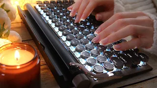 ASMR Sleep inducing Keyboard Typing (5 keyboard types) - ASMR No Talking