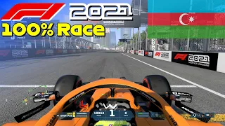 F1 2021 - Let's Make Norris World Champion #6: 100% Race Baku