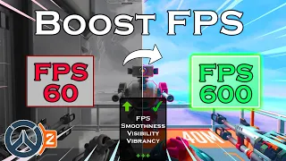 OVERWATCH 2 - The Best Settings To Boost FPS & Vibrancy! Increase FPS!