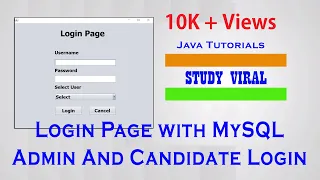 Java Swing Multi-User Login in Netbeans and MySQL Database - StudyViral