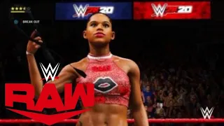 WWE 2K20 RAW BIANCA BELAIR VS TAMINA MATCH