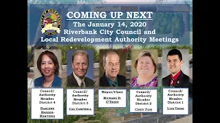 January 14, 2020 City of Riverbank City Council Meeting