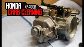 Honda XR400R Carburetor Cleaning