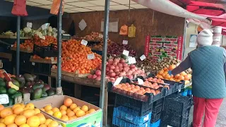 Крым. Рынок ПРИВОЗ ломится от изобилия! Цены на овощи и фрукты. Февраль 2022