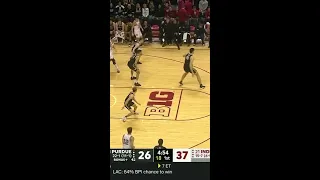 Trayce Jackson-Davis Draws Contact and Knocks it Down vs. Purdue | Indiana Men's Basketball