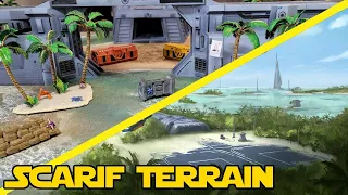 Ultimate Guide to Paint EPIC Starwars Scarif Terrain for Wargaming!