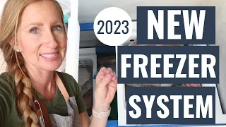 UPDATED FREEZER TOUR! | New DEEP FREEZER ORGANIZATION SYSTEM that helps SAVE you MONEY!