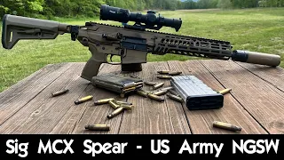 Sig MCX Spear - US Army NGSW - Disassembly, Live Fire & Discussion