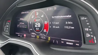 Audi SQ7 4.0 V8 TDI - acceleration