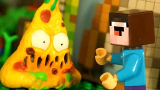 Lucky NOOB - Minecraft Lucky Blocks - LEGO Stop Motion Animation