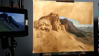 Oil Painting Tutorial LIVE | Landscape Painting in OIL