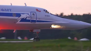 вылет Ту-134УБЛ "Дельфин" RF-12000 Черноморский флот МА ВМФ России