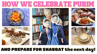 How We Celebrate Purim and Prepare For Shabbat The Next Day | Stunning Tablescape Ideas | frum it up